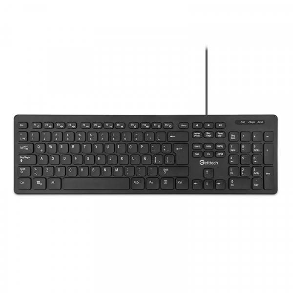GETTTECH TECLADO SLIM GGK-ESMWR-01 - GETTTECH TECLADO SLIM GGK-ESMWR-01 -